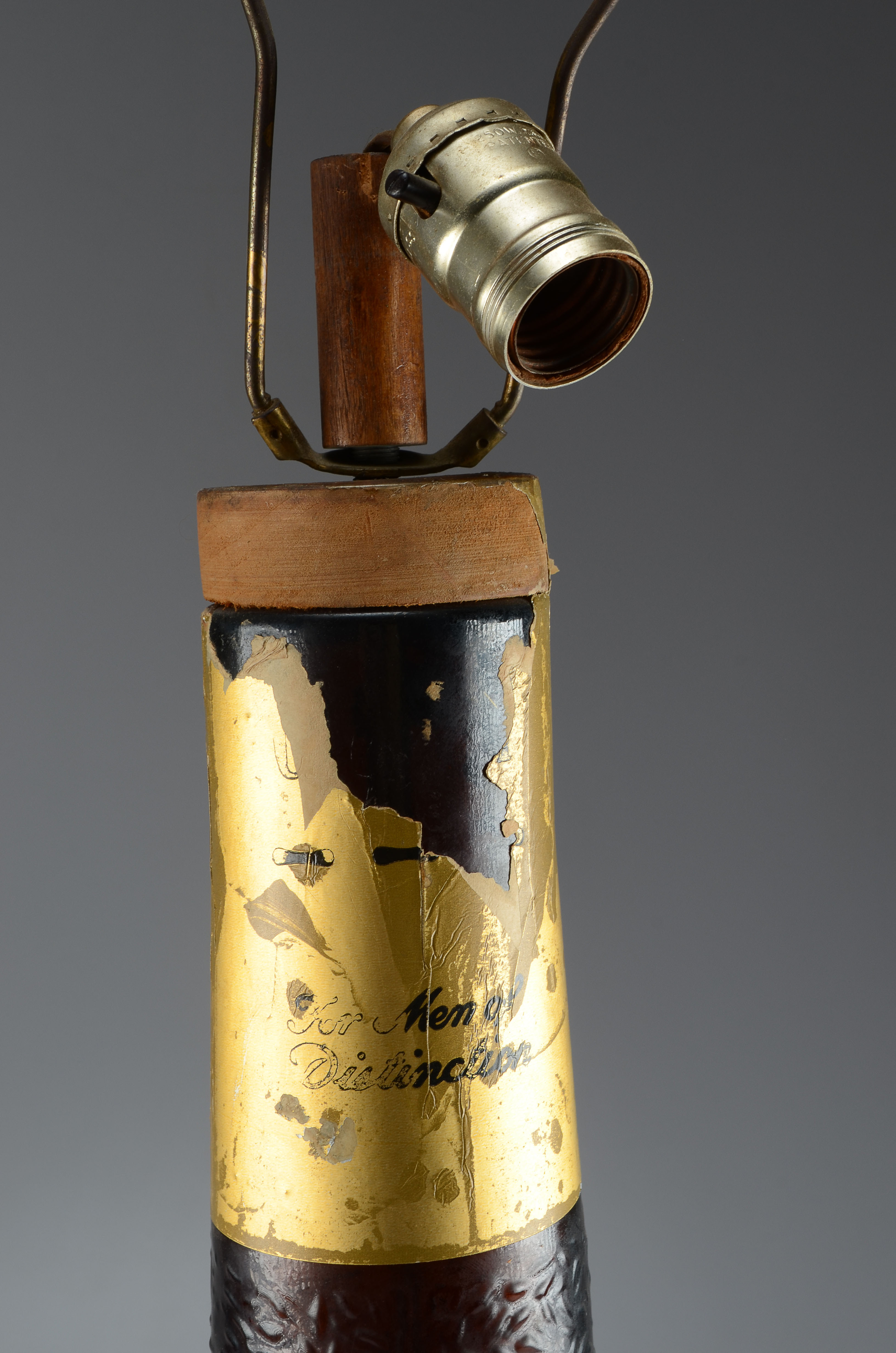 Lord Calvert Bottle Lamp