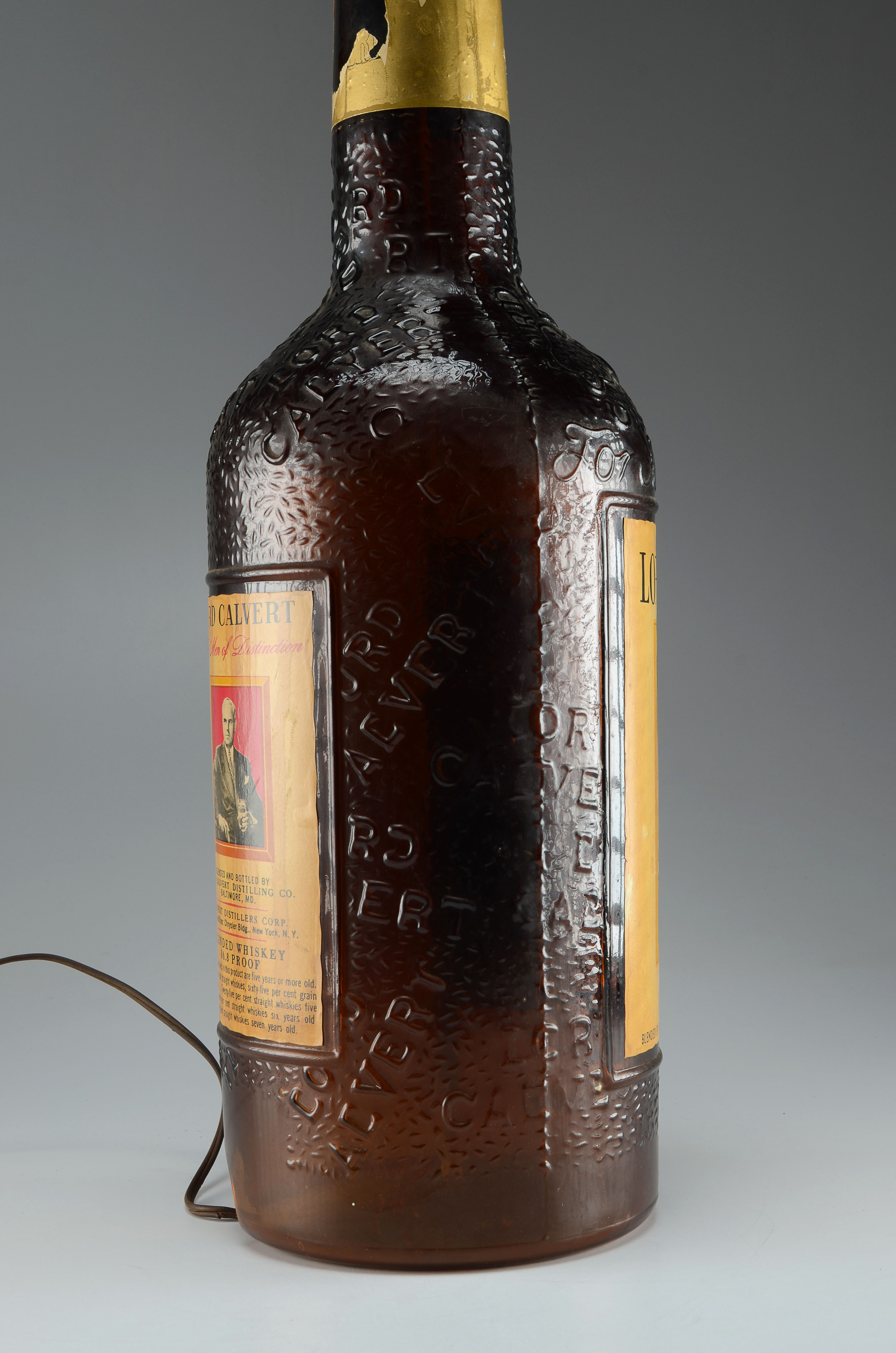 Lord Calvert Bottle Lamp