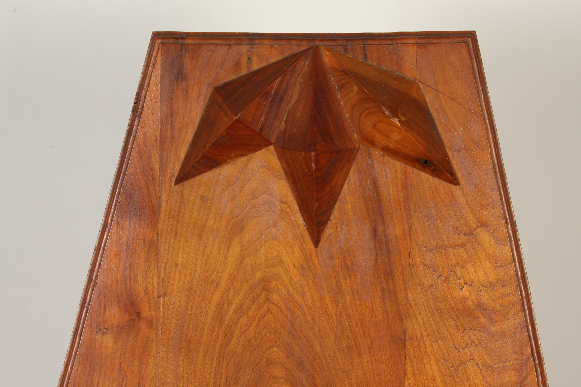 Walnut Prairie Style Hall Chair