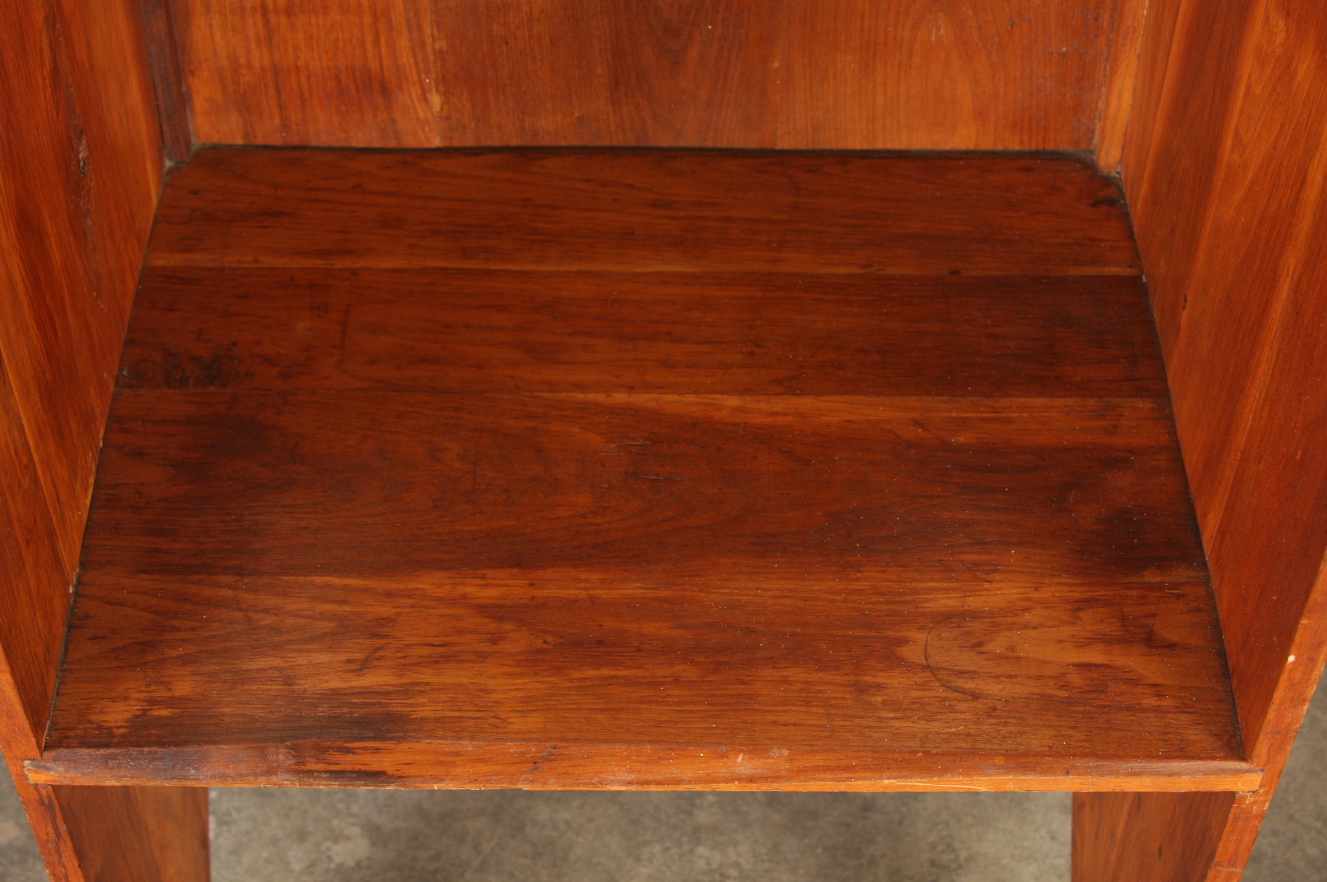 Walnut Prairie Style Hall Chair