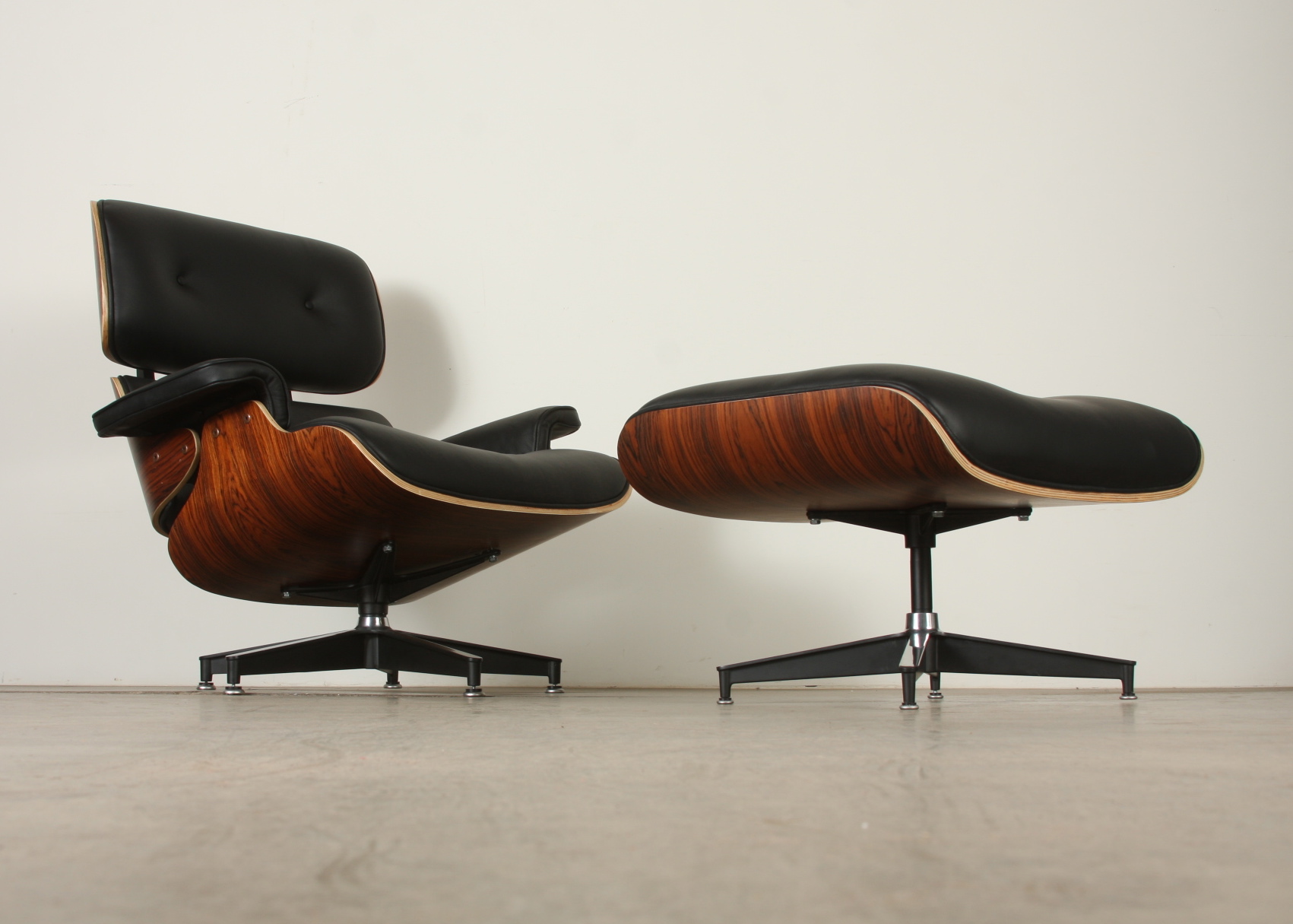Eames Style Lounge Chair and Ottoman