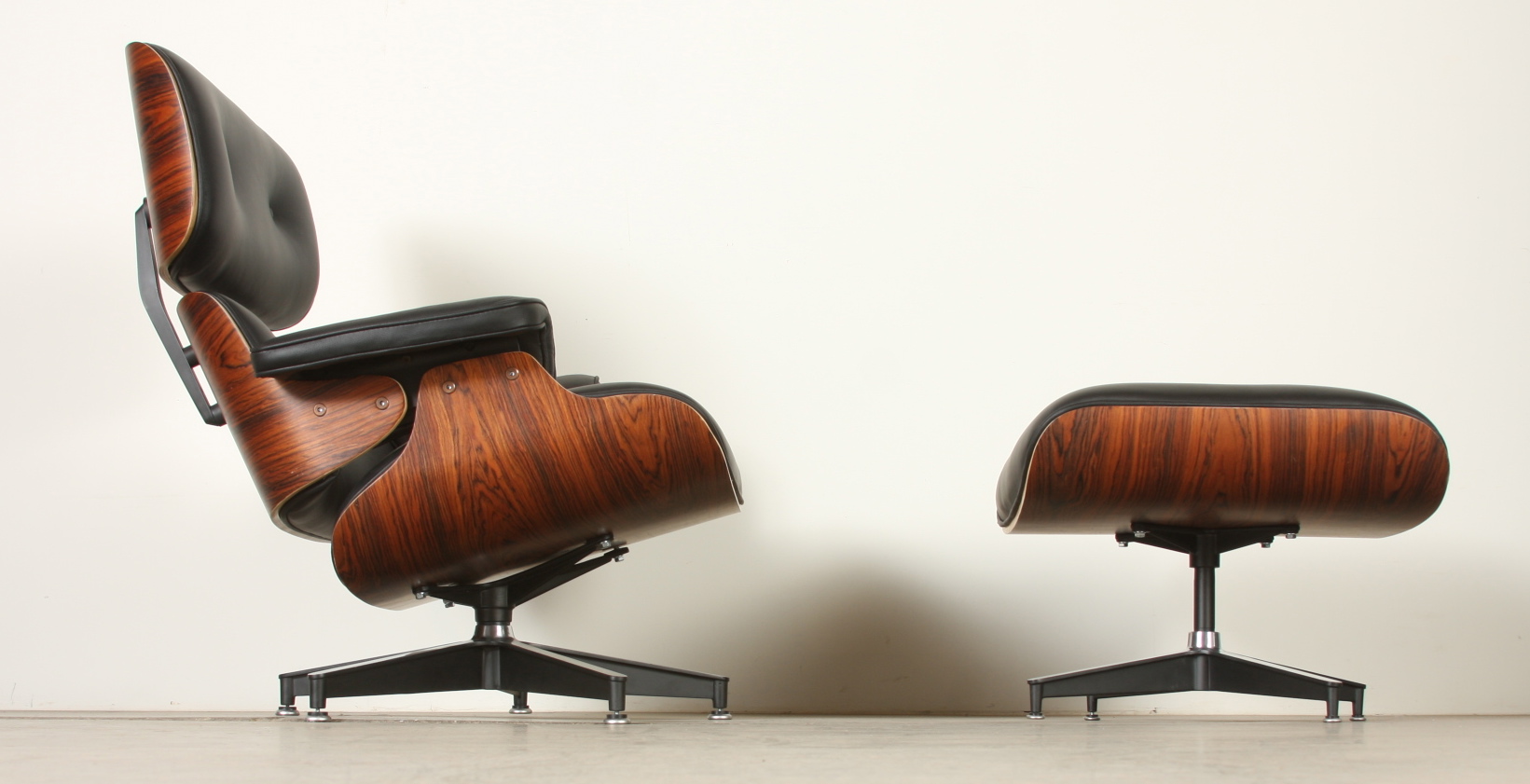 Eames Style Lounge Chair and Ottoman