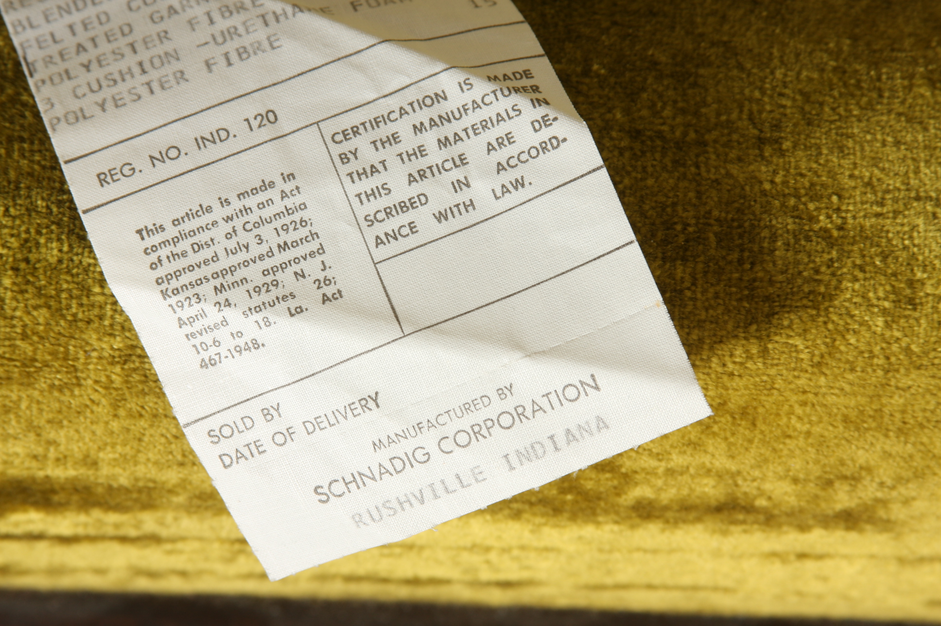 Spanish Revival Style Sofa 