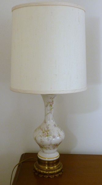Vintage Porcelain Lamp 