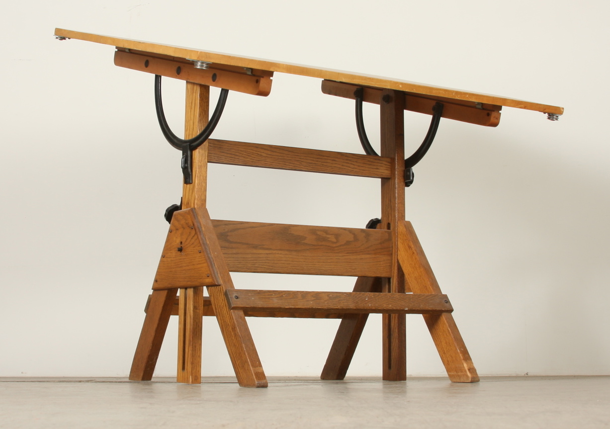 Hamilton Drafting Table, Vintage