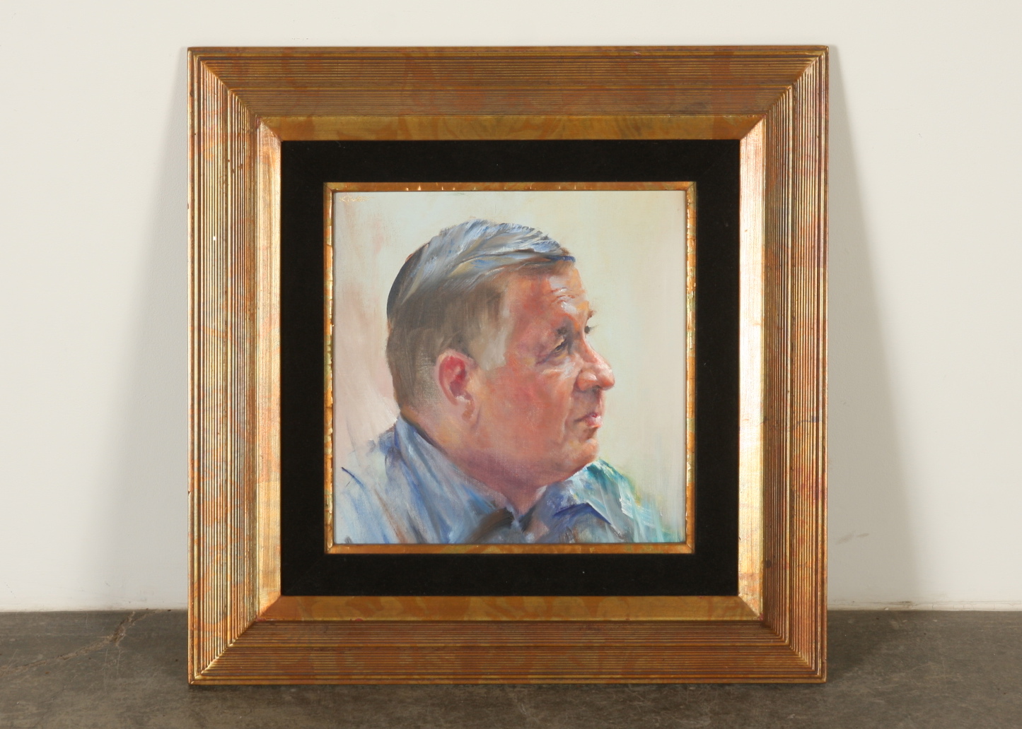 Dr. Wesley Kime, Painting, Oil on Academy Board