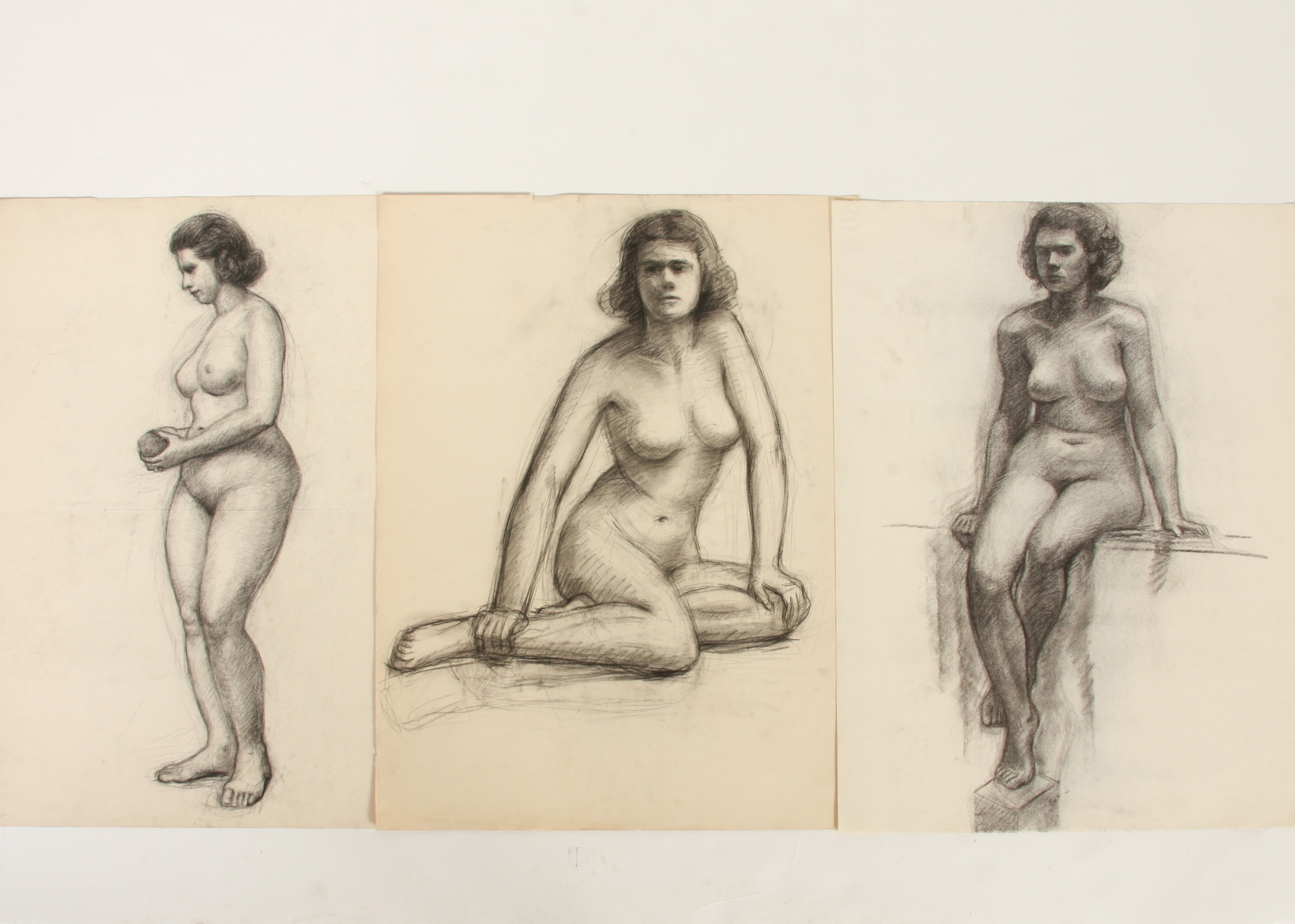 Evelyn Levy Shaw, Lot of 3 Sketches