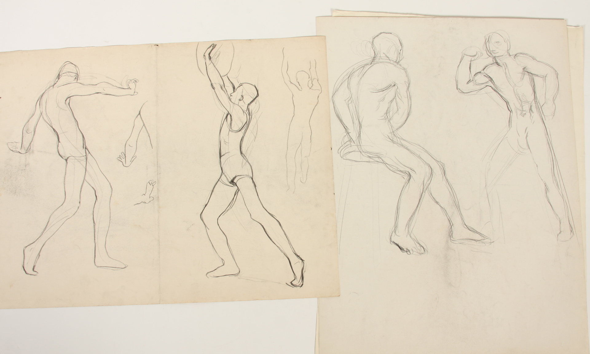 Evelyn Levy Shaw, Lot of 3 Sketches