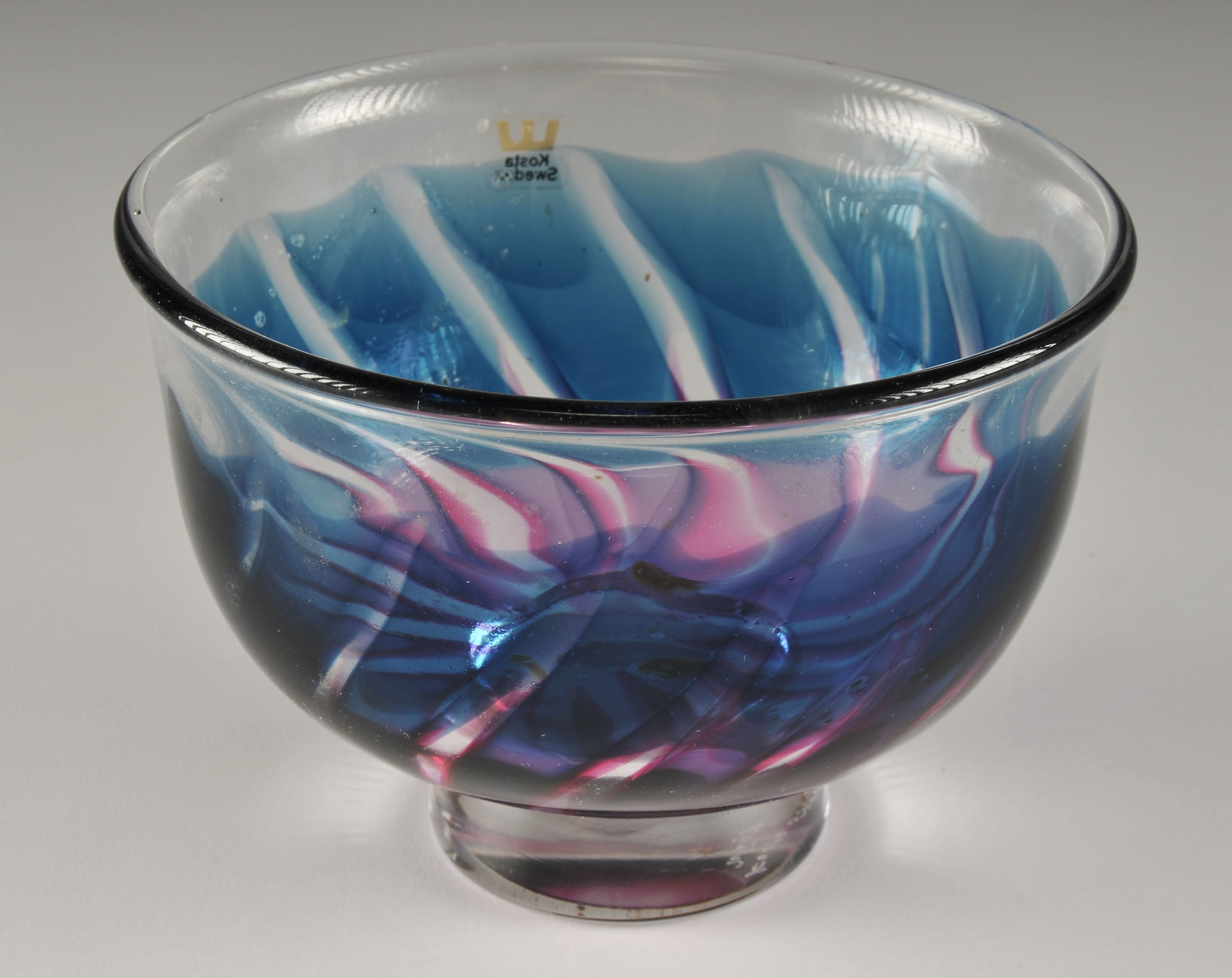 Kosta Swedish Art Glass Bowl