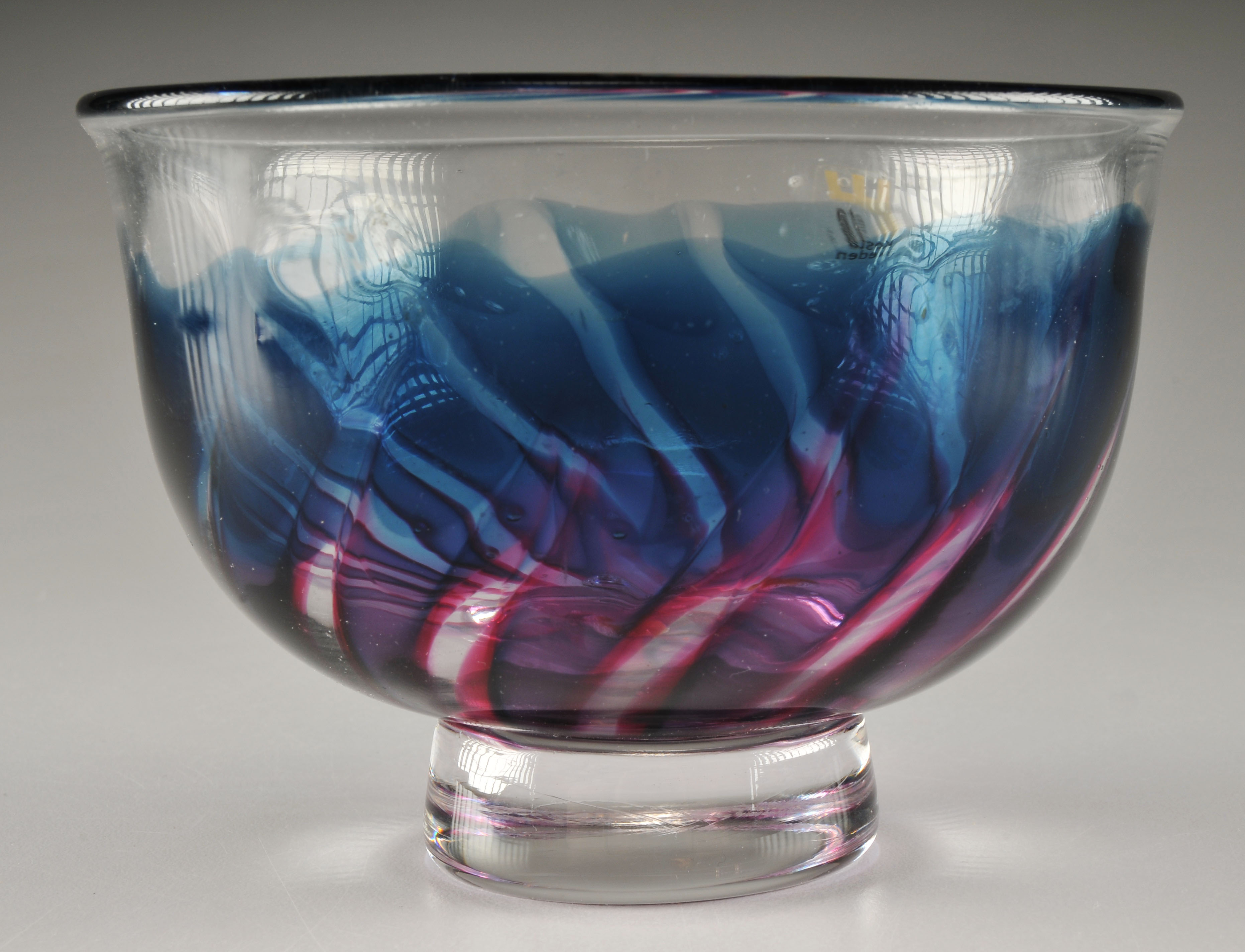 Kosta Swedish Art Glass Bowl