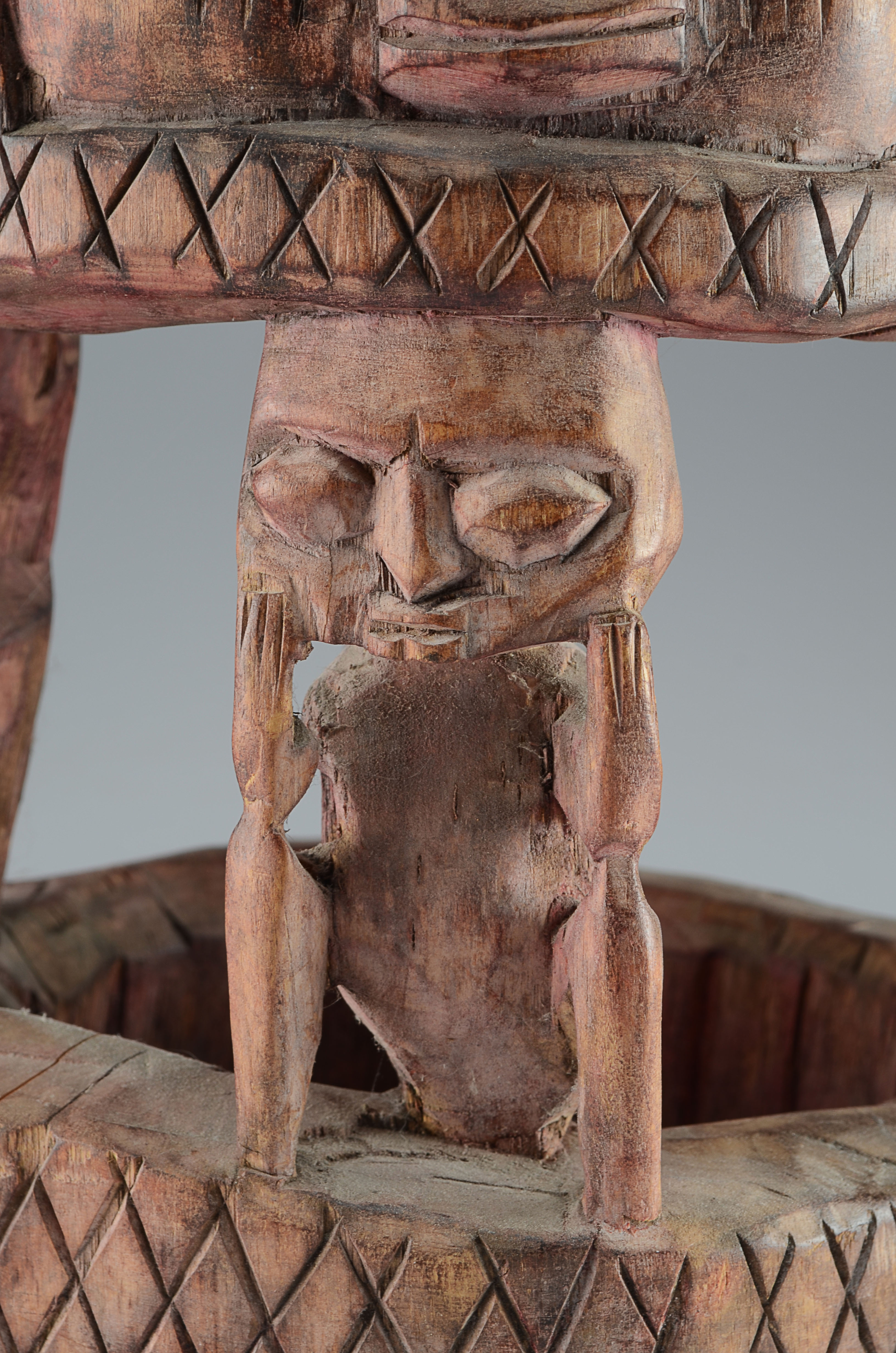 African Djembe, Hand Carved 