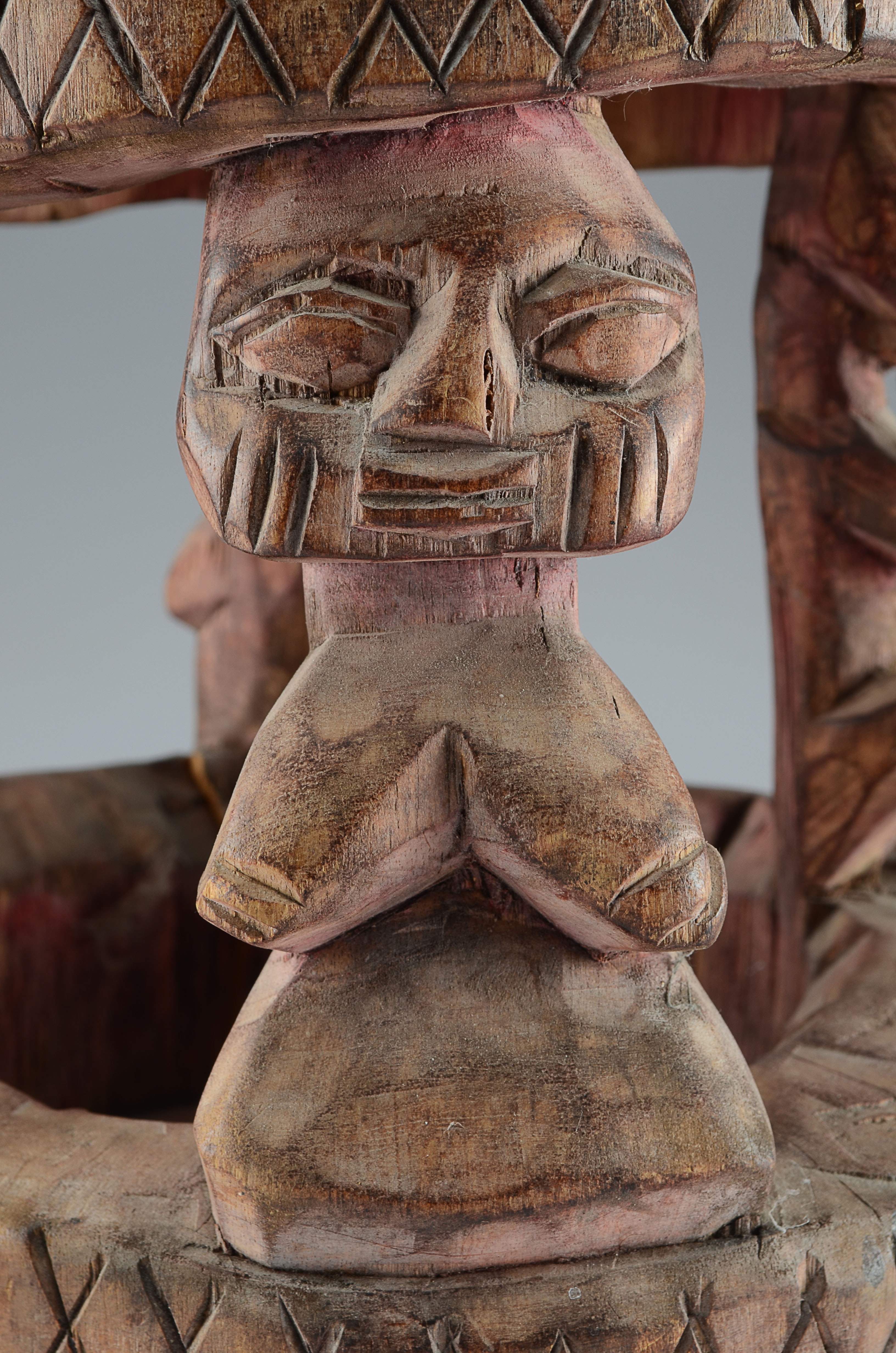 African Djembe, Hand Carved 