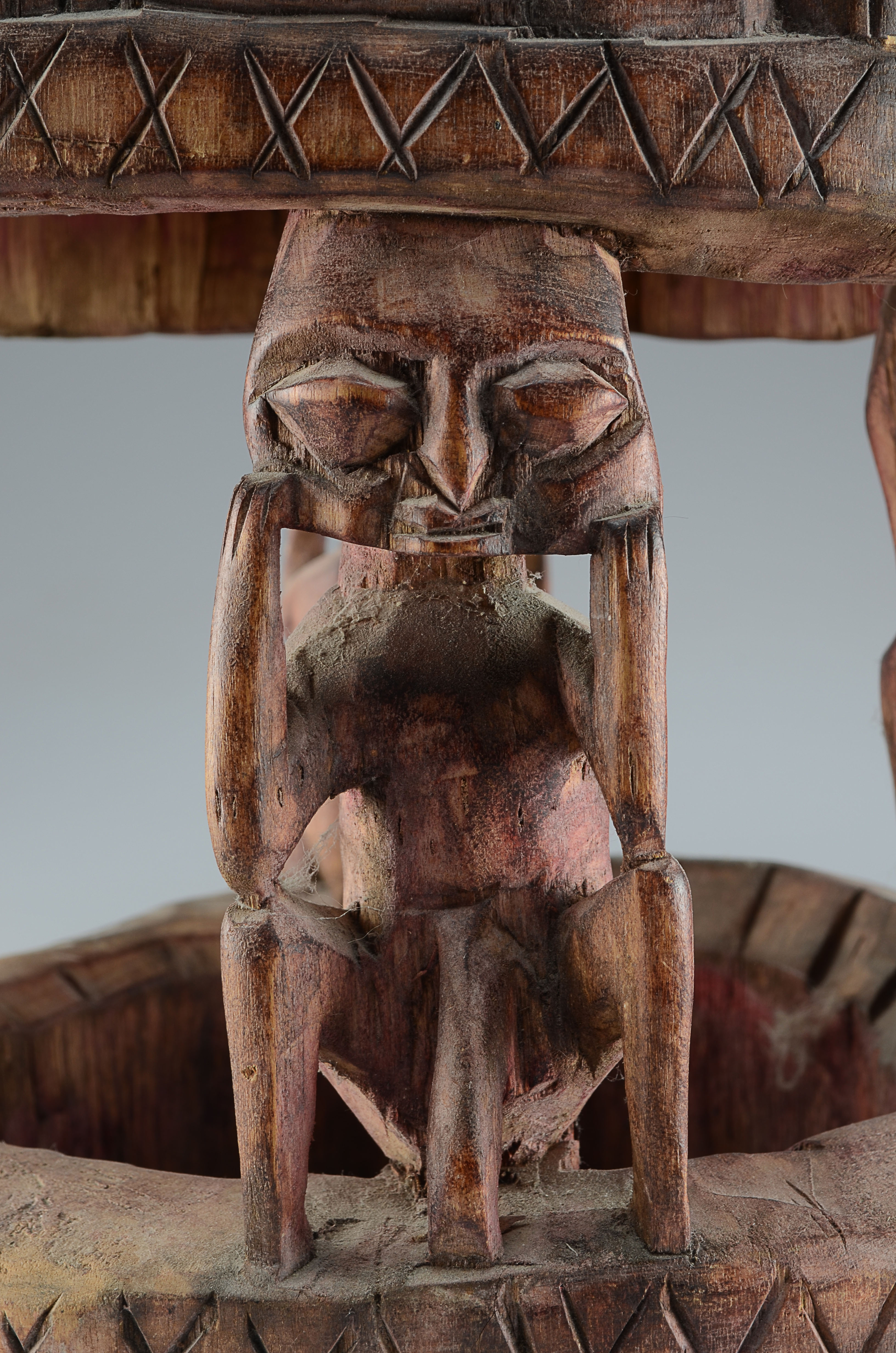 African Djembe, Hand Carved 