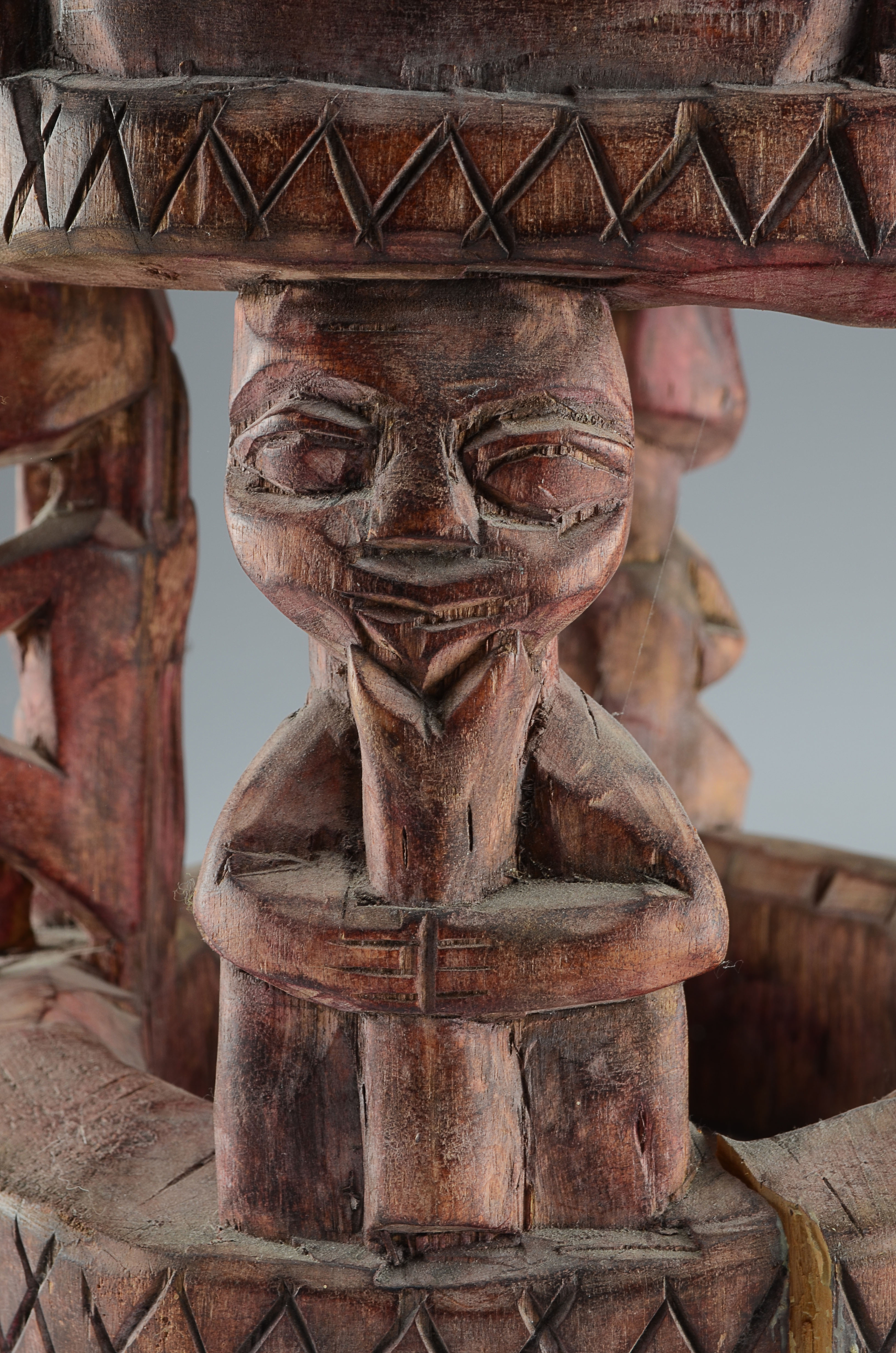 African Djembe, Hand Carved 