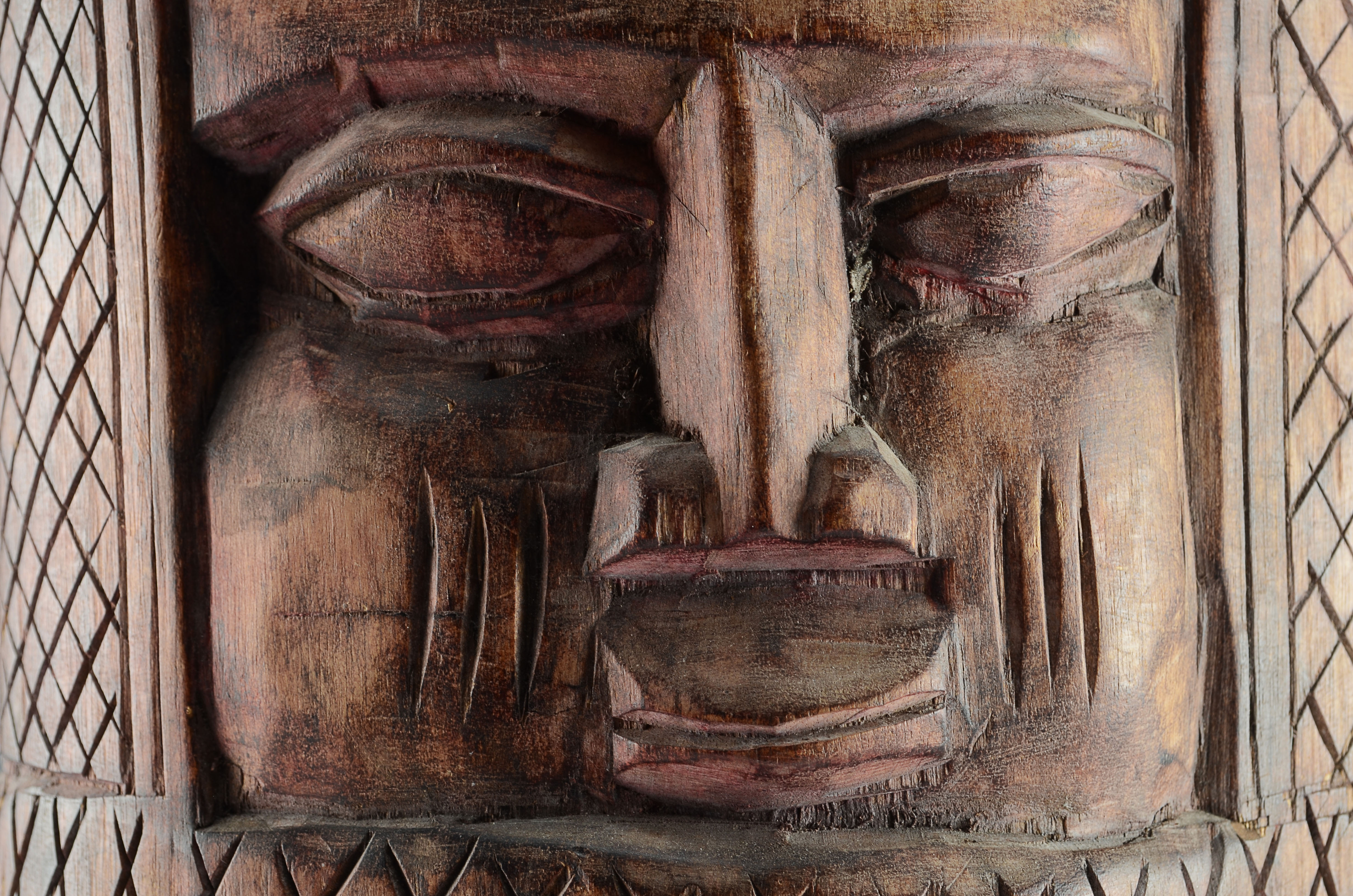 African Djembe, Hand Carved 