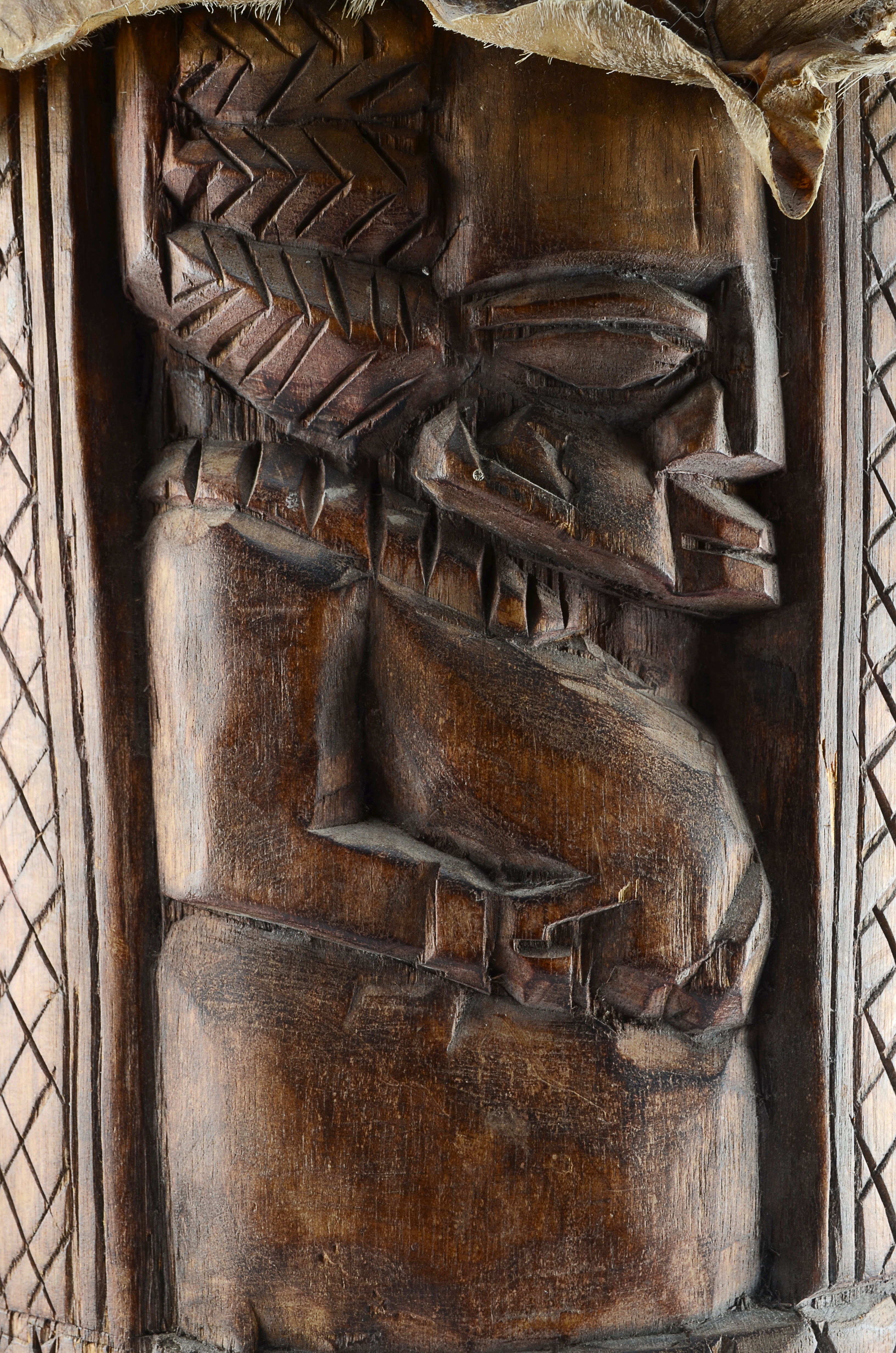 African Djembe, Hand Carved 