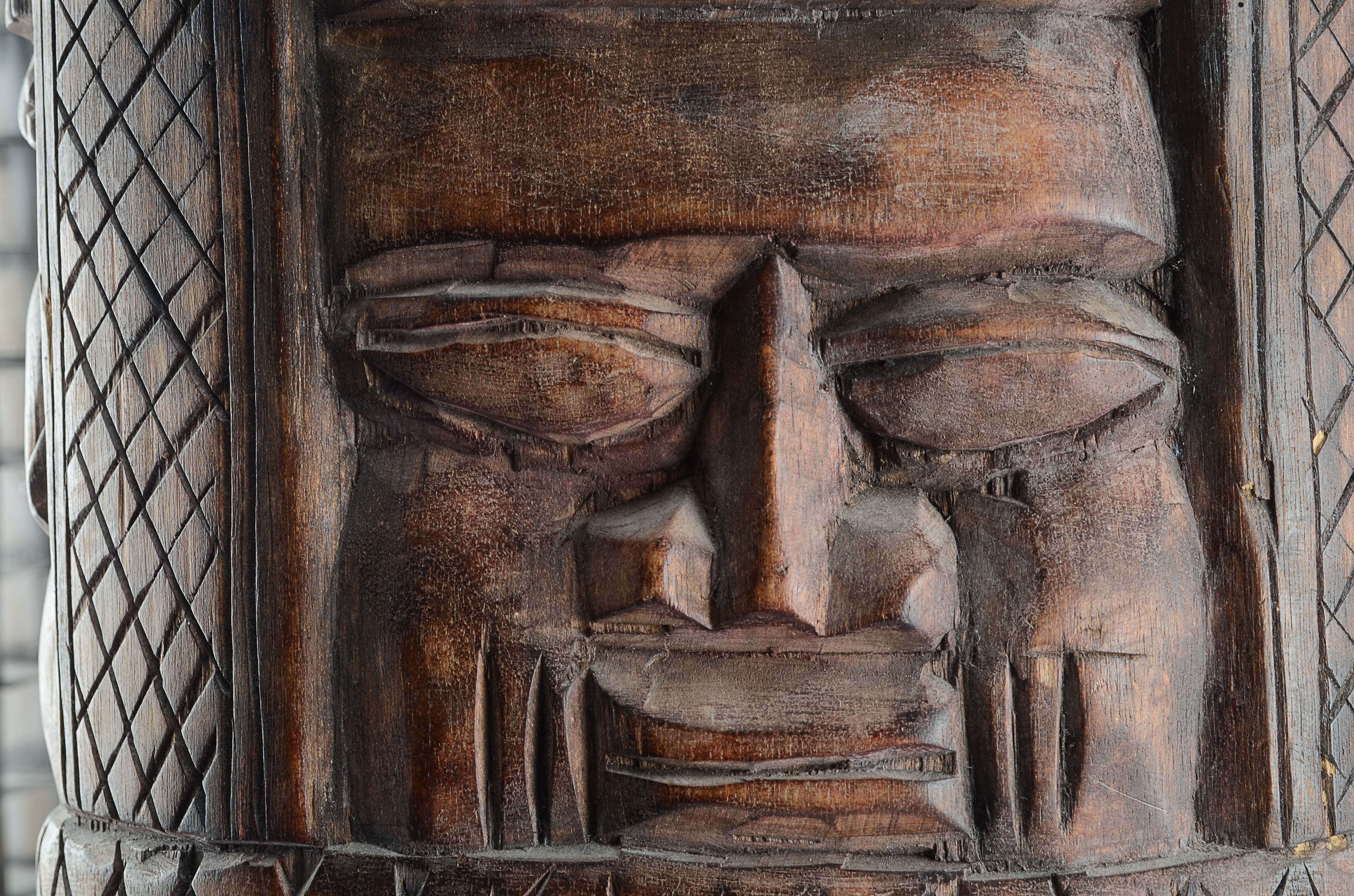 African Djembe, Hand Carved 