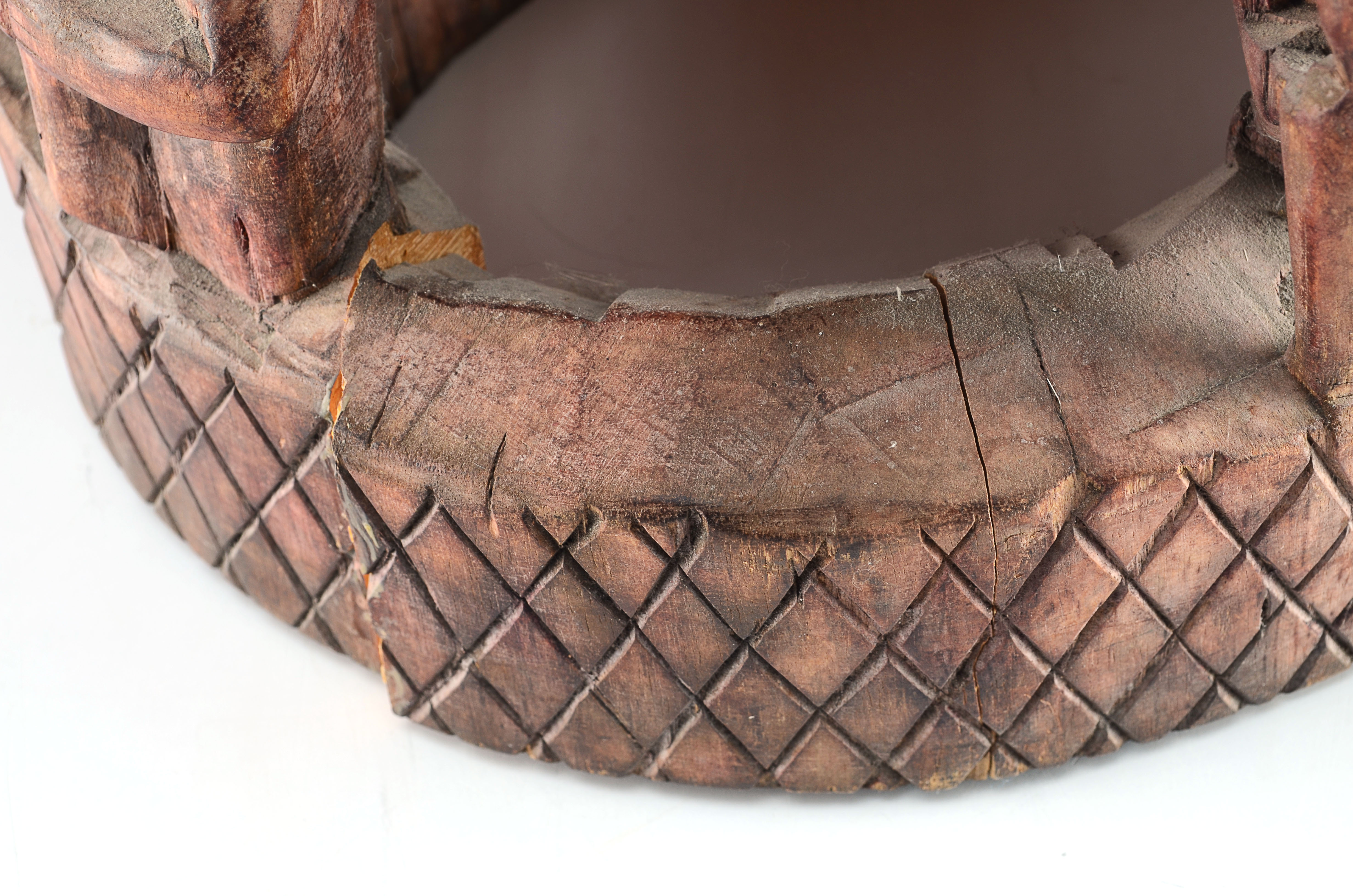 African Djembe, Hand Carved 