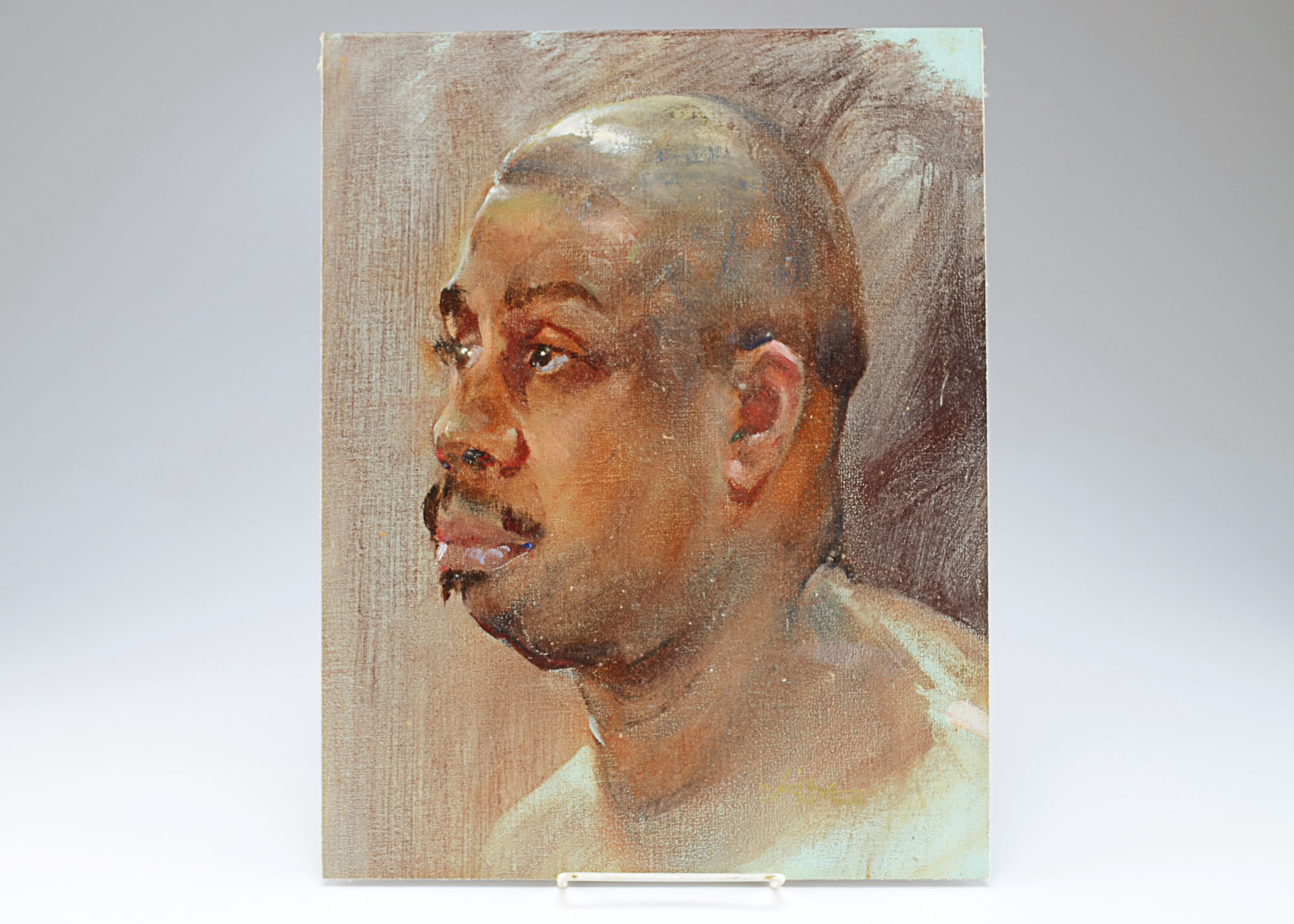 Dr. Wesley Kime, Painting, Oil on Academy Board