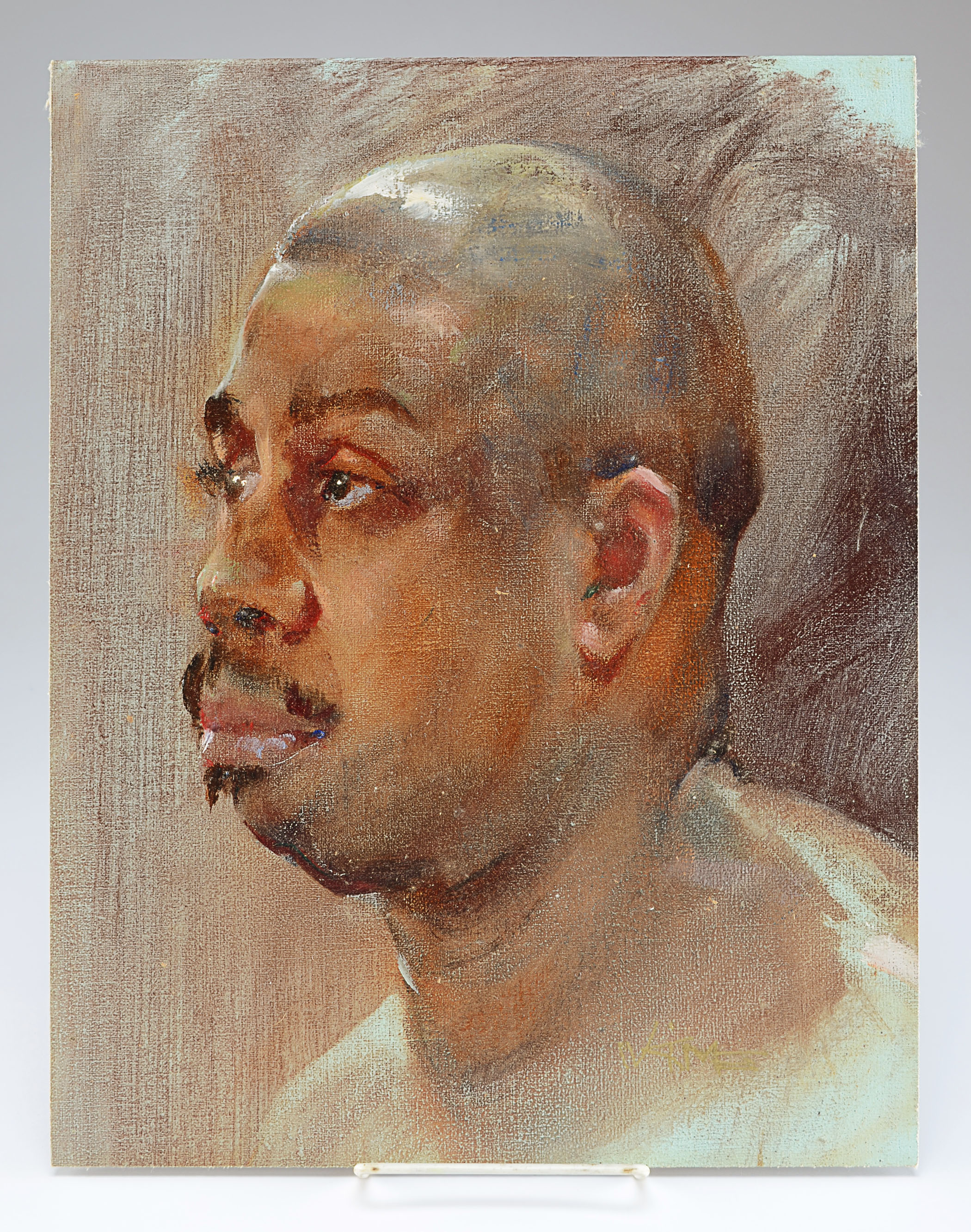 Dr. Wesley Kime, Painting, Oil on Academy Board