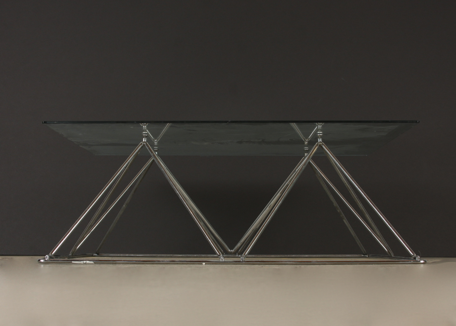 Glass Topped Coffee Table