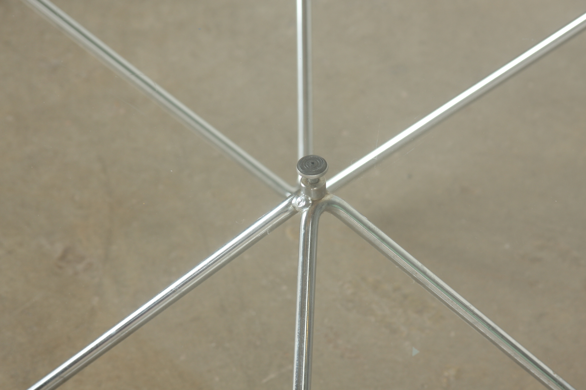 Glass Topped Coffee Table