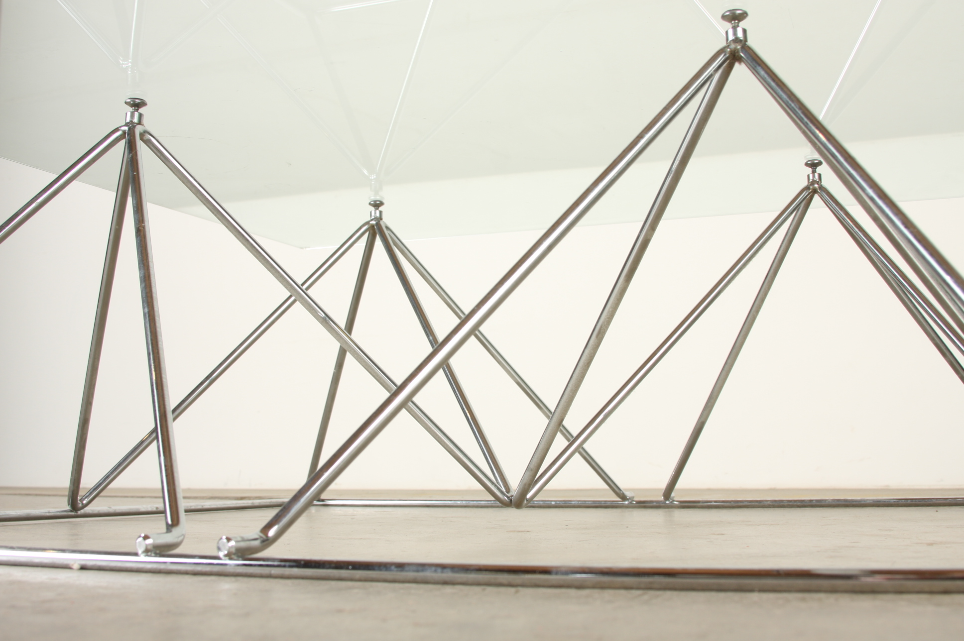 Glass Topped Coffee Table