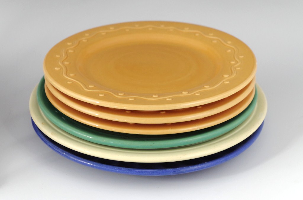 Vintage Fiestaware style plates