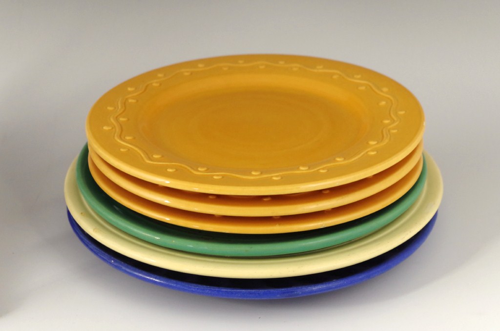 Vintage Fiestaware style plates