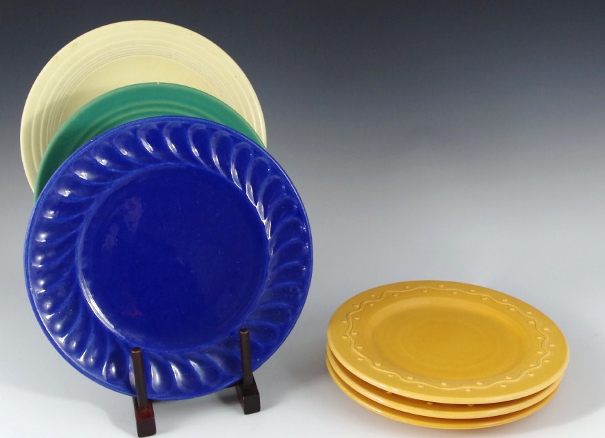 Vintage Fiestaware style plates