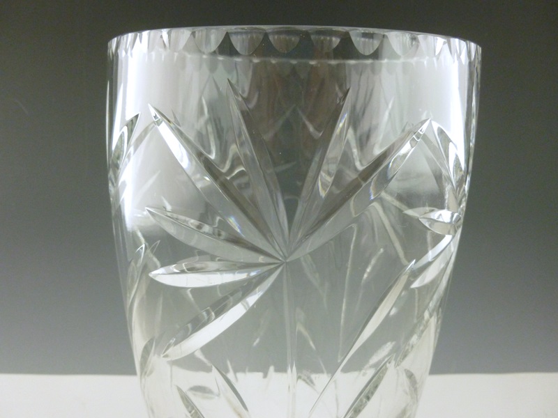 Cut Crystal Vase