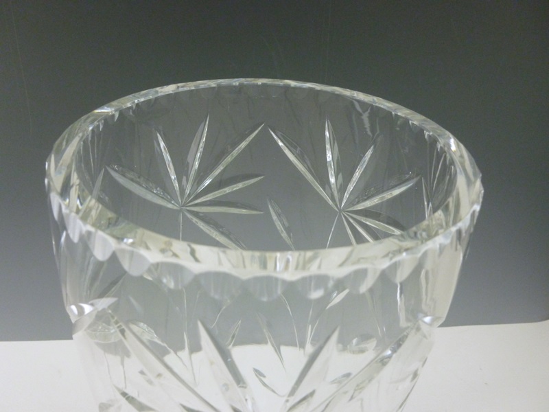 Cut Crystal Vase