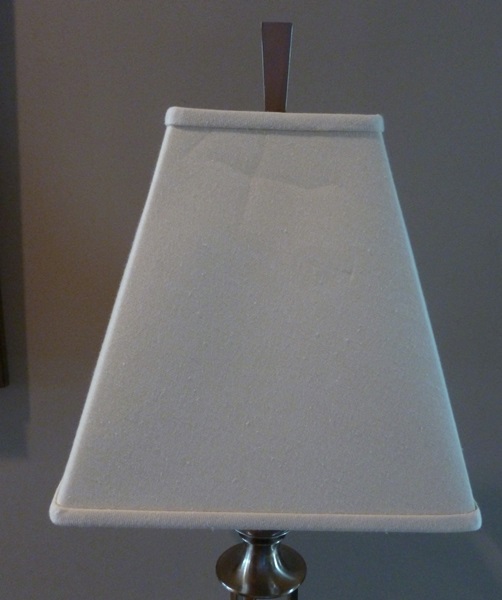 Modern Silver Tone Lamp