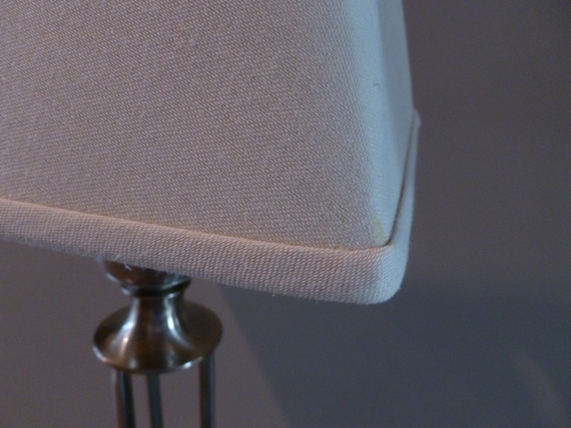 Modern Silver Tone Lamp