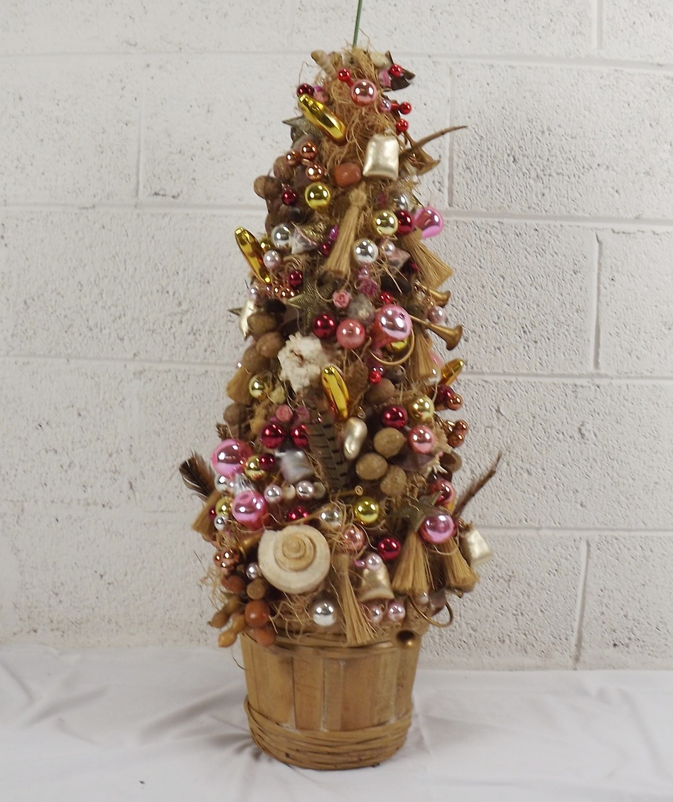 Decorative Christmas Trees, Hassock