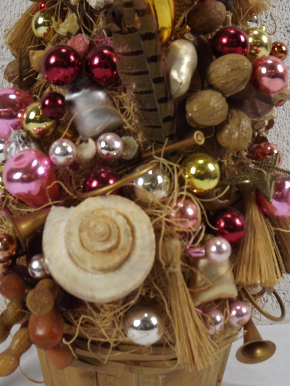 Decorative Christmas Trees, Hassock