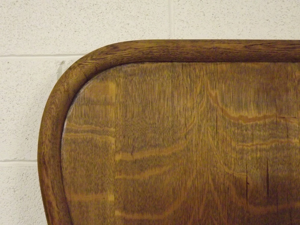 Art Nouveau Oak Headboard