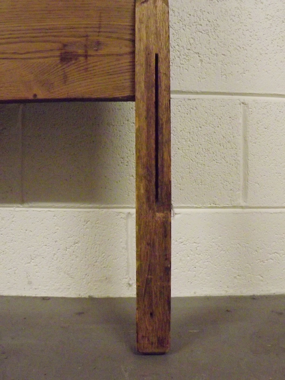 Art Nouveau Oak Headboard