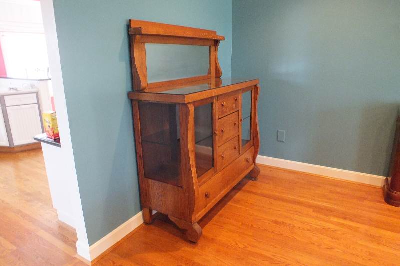 Empire Oak Buffet with Mirror