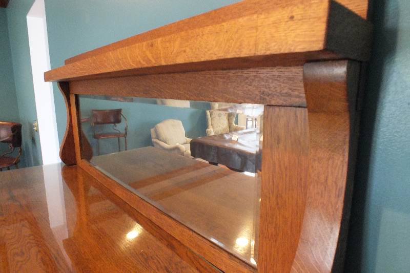 Empire Oak Buffet with Mirror