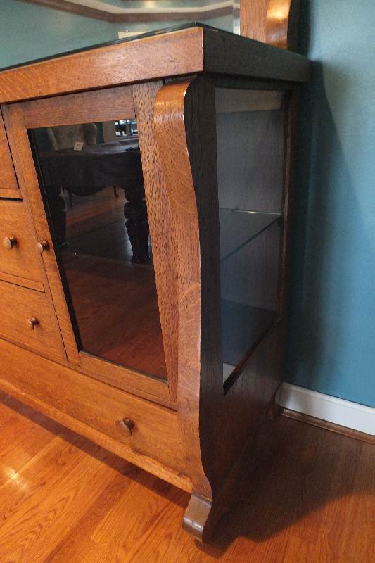 Empire Oak Buffet with Mirror