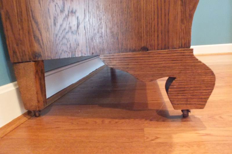 Empire Oak Buffet with Mirror