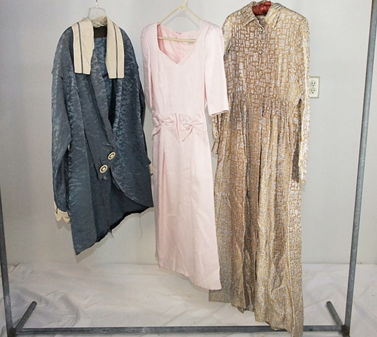 Three articles of vintage clothing including a designer vintage Malcolm Starr 