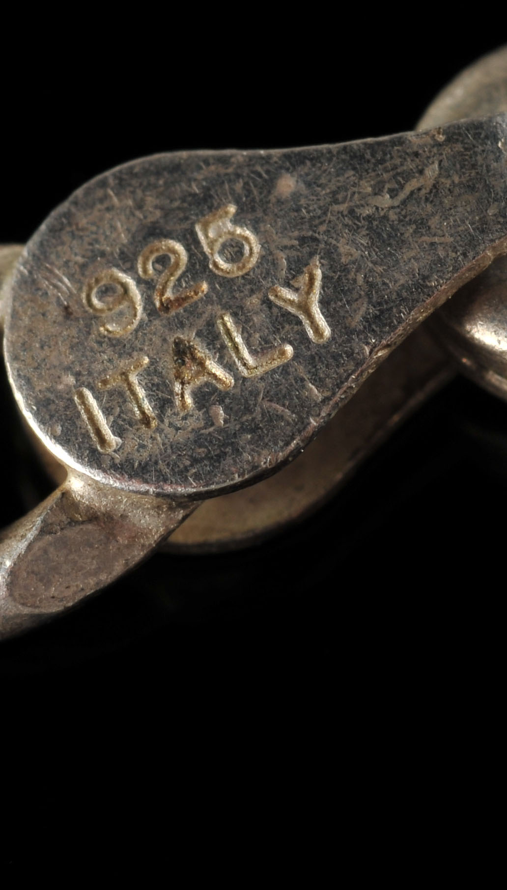 A sterling silver link necklace with a cast sterling silver panther pendant and a sterling silver link braclet