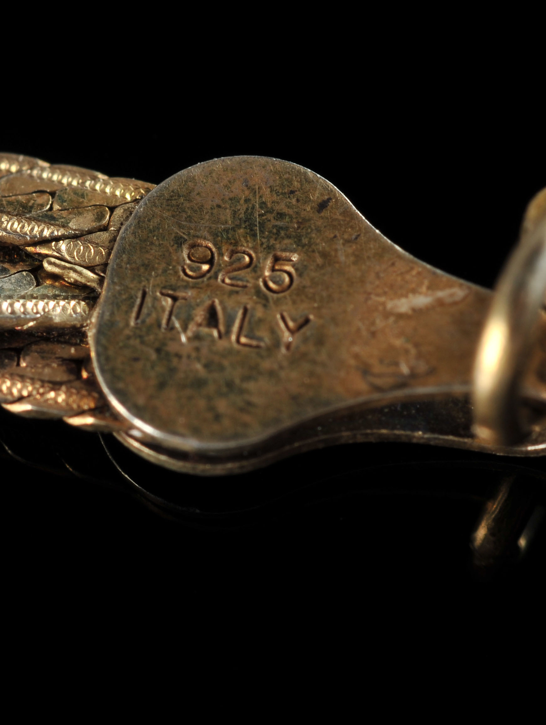 Two sterling silver Vermeil bracelets 