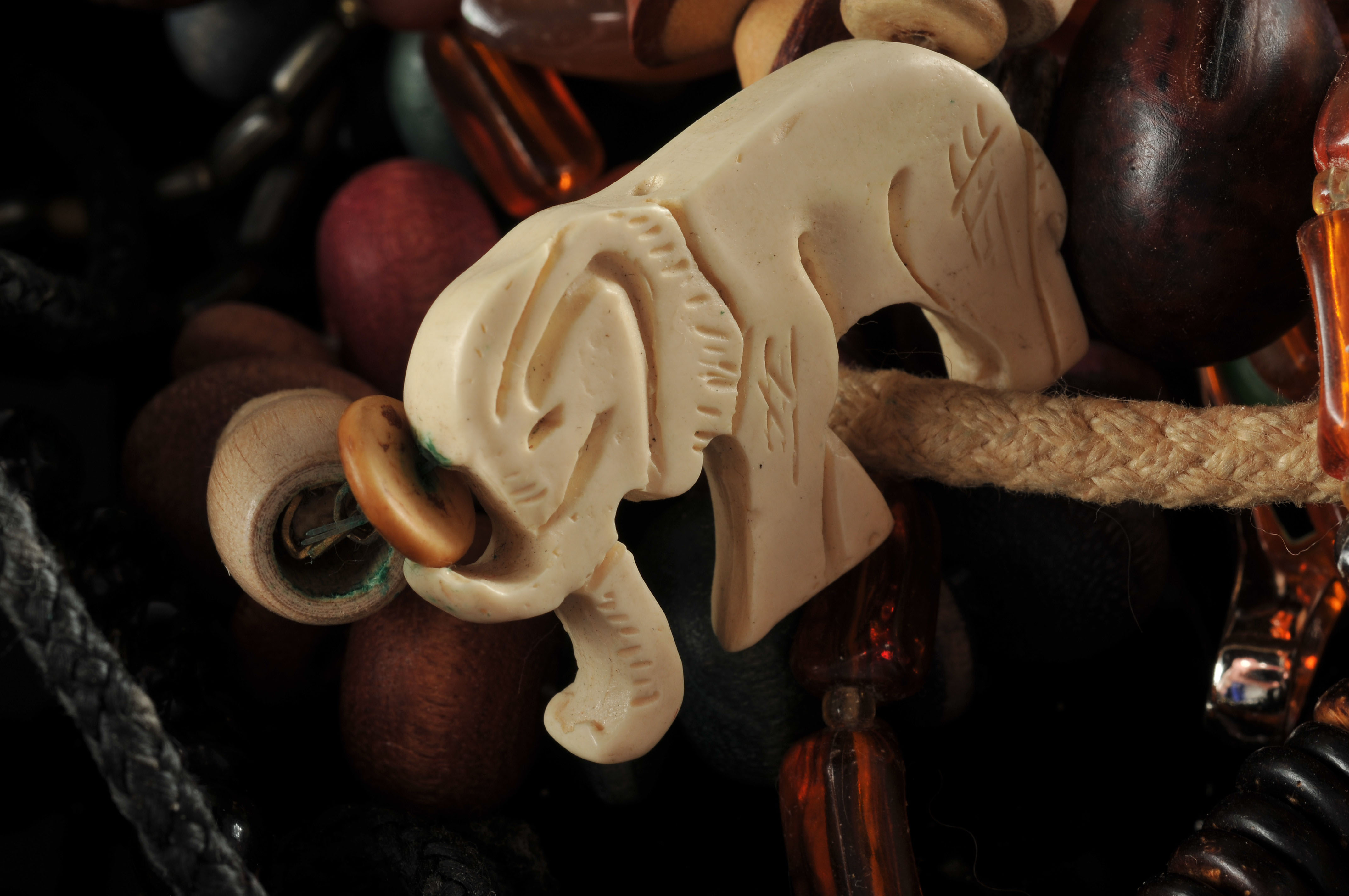 Two gallon size bags full of vintage costume jewelry