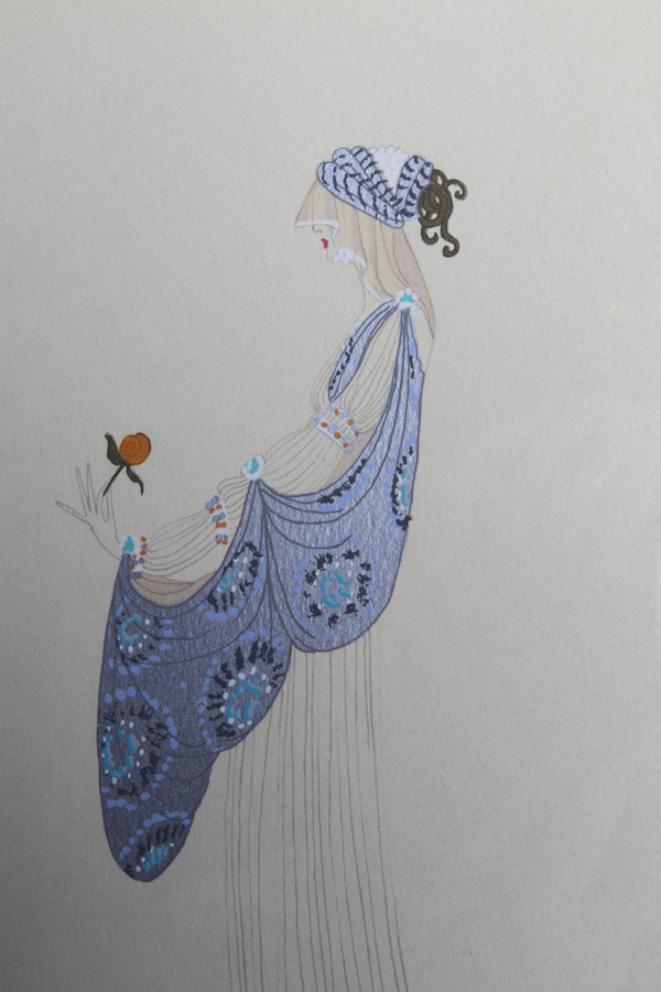 Erte "Lady with a Rose"