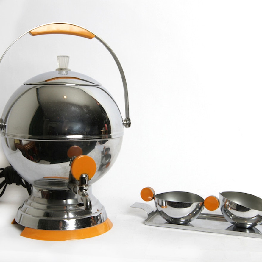 Art Deco Percolator Set