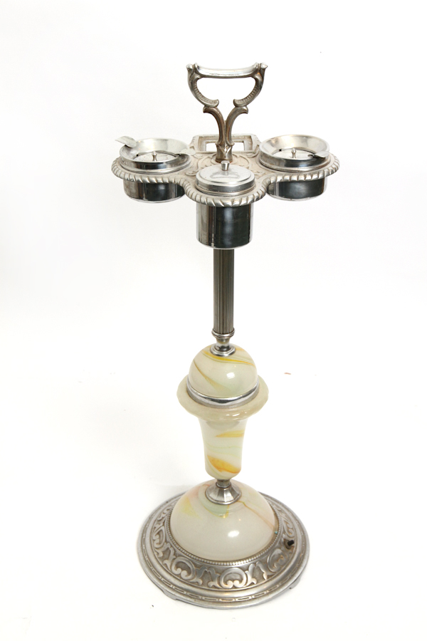 Art Deco Light Up Smoking Stand