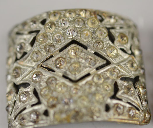 Pair of Antique Rhinestone Shoe Buckles